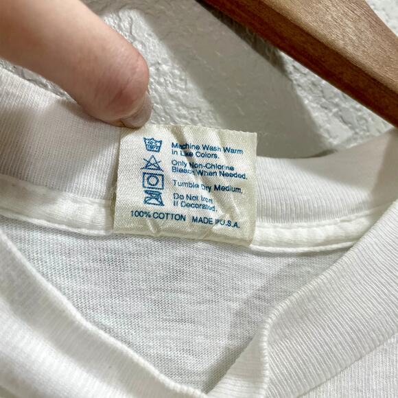 Vintage 90s Hard Rock Cafe Dallas Graphic Crewneck Short sleeve T-Shirt ; Large - Picture 8 of 9